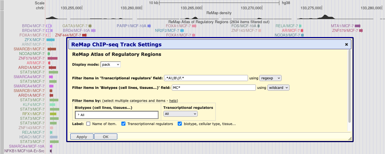 ReMap Filter